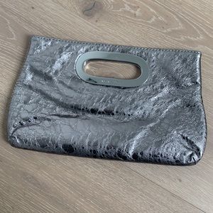 Michael Kors metallic clutch